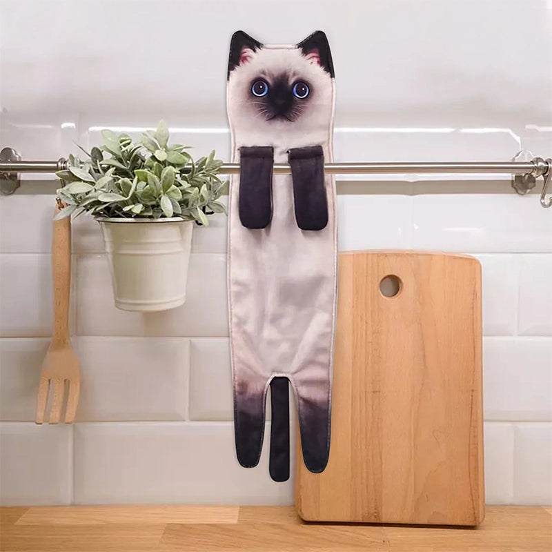 😺Cute Cat Hand Towel🐾