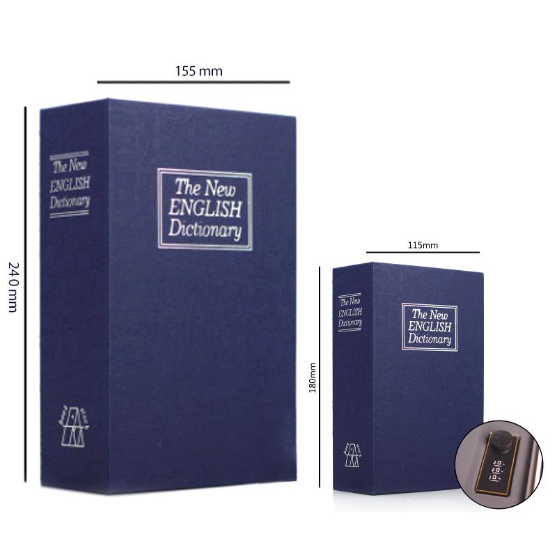 Book Shaped Security Lock Box