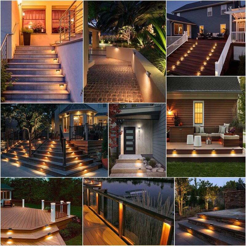 Solar Outdoor Stair Lights (4PCS)