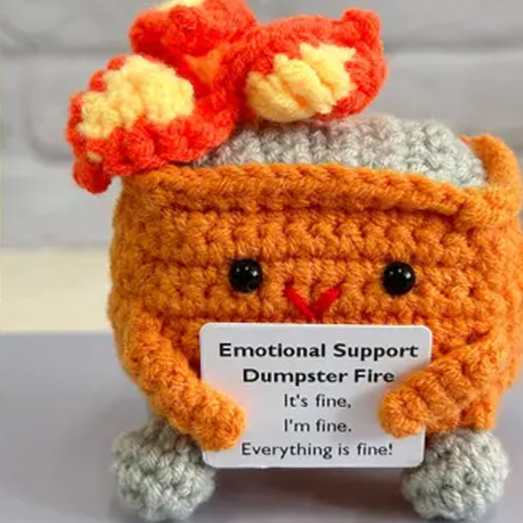 Crochet Dumpster Fire