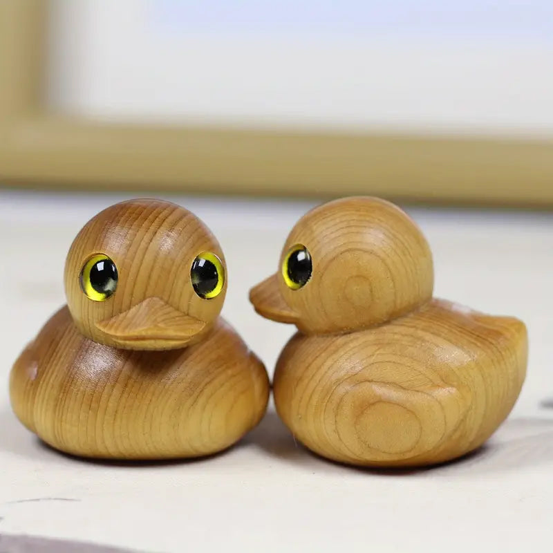 Handmade Wooden Rubber Duck