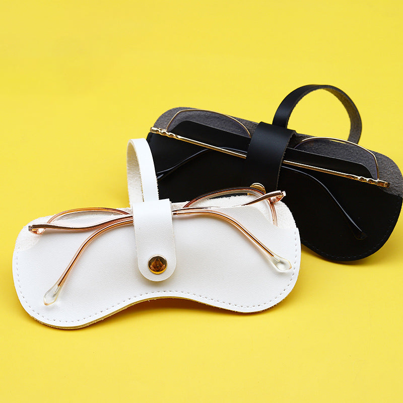 Soft Leather Sunglasses Bag