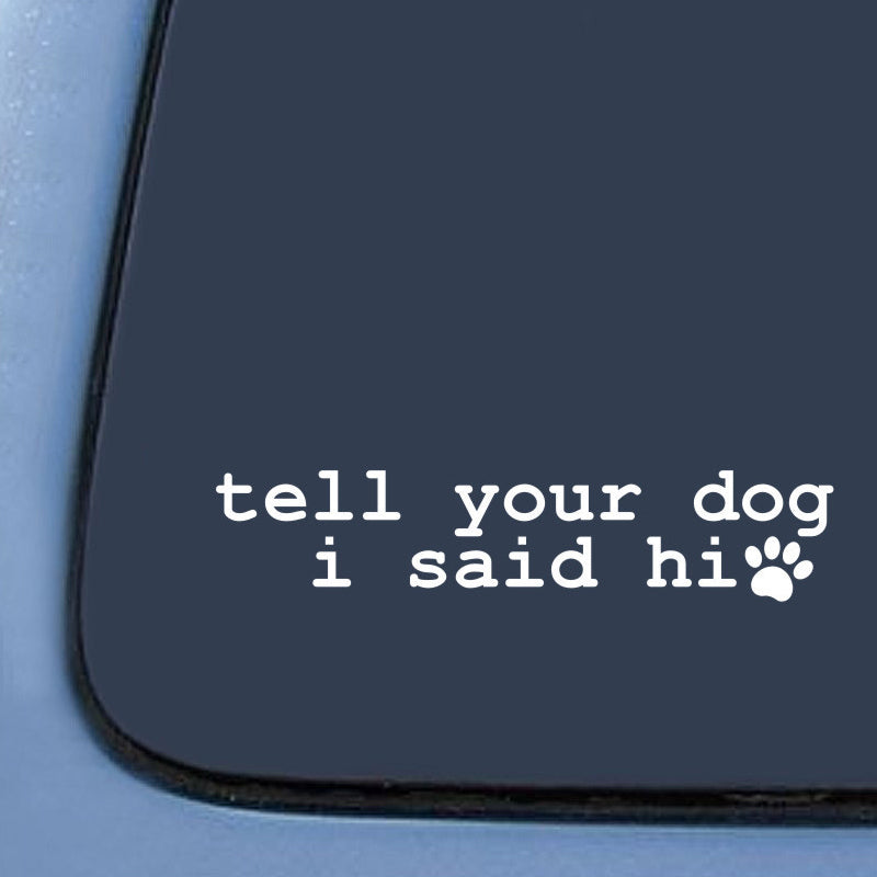 Pet Car Stickers