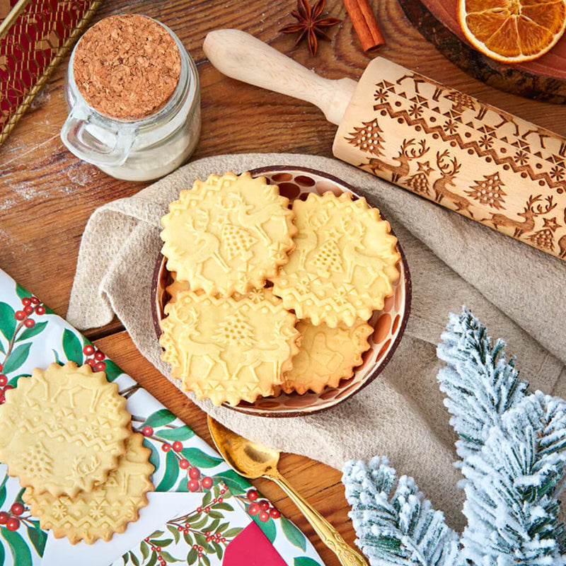 🍪Christmas Wooden Rolling Pins