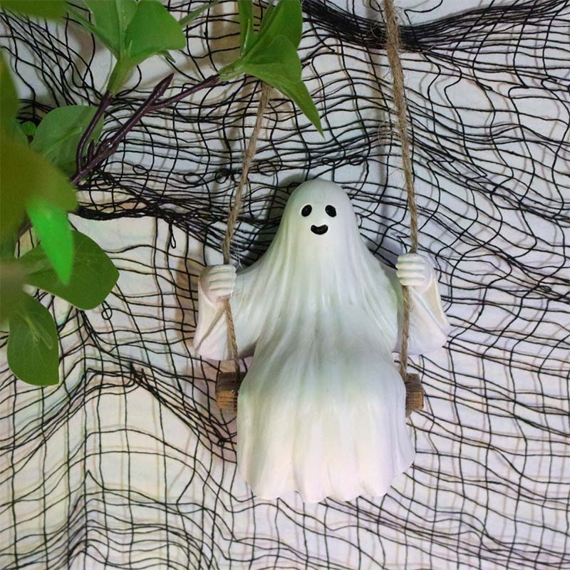 Halloween Cute Swing Ghost