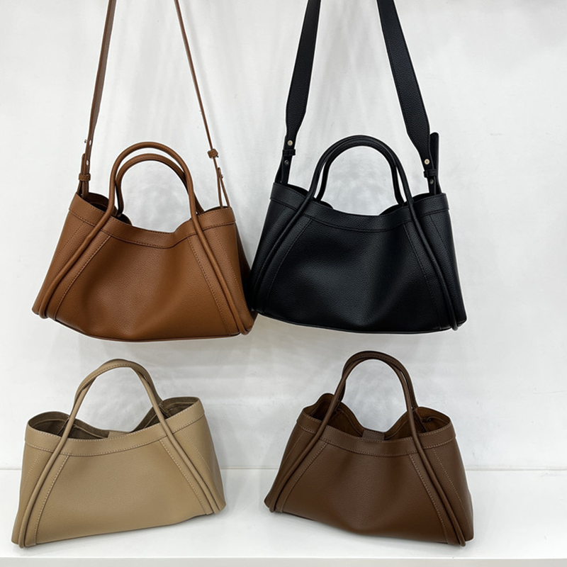 Women Leather Bag with Shoulder Strap