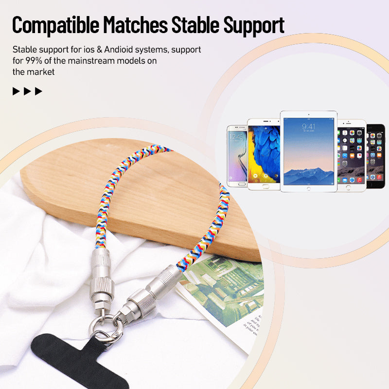 Mobile Phone Lanyard & Charging Cable 2 in 1