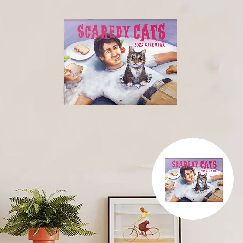 Scaredy Cats 2025 Monthly Calendar