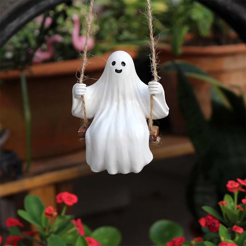 Halloween Cute Swing Ghost