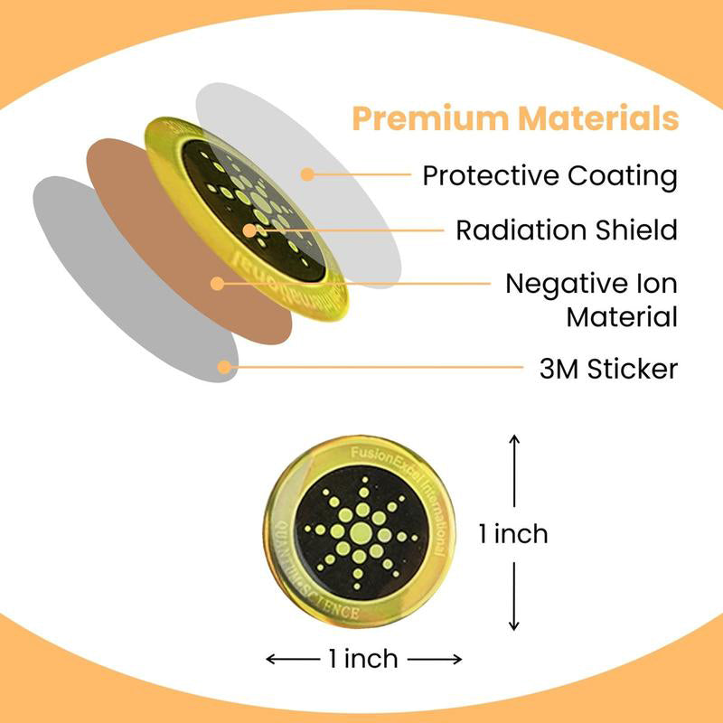 Anti-Radiation Stickers for Phone, Airpods, Fridge, and Laptop