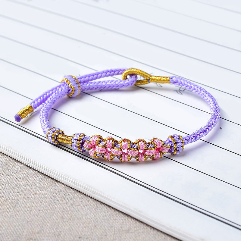 Peach Blossom Knot Bracelet