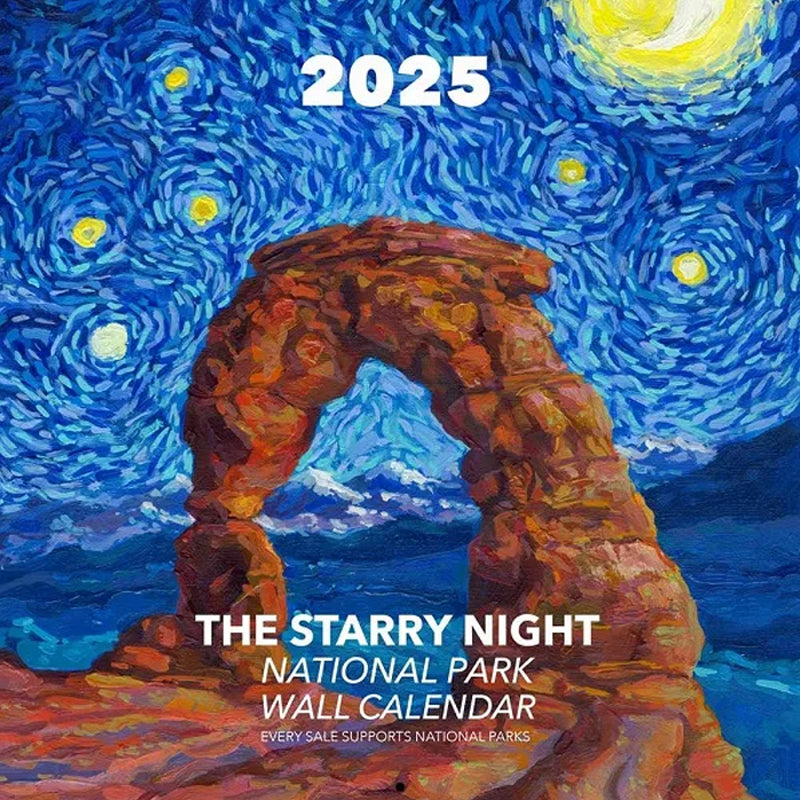 2025 Starry Night National Park Calendar