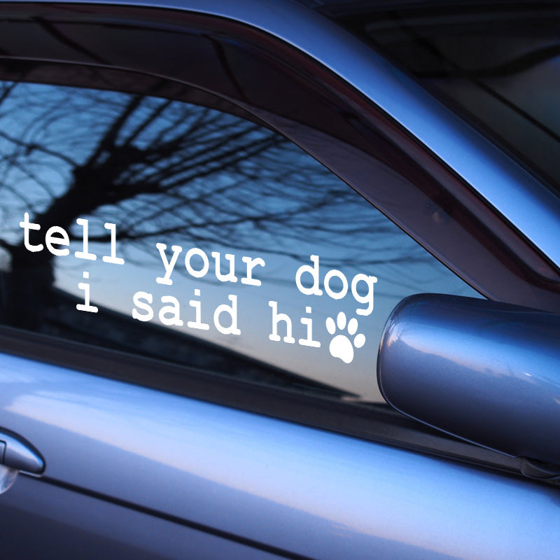 Pet Car Stickers