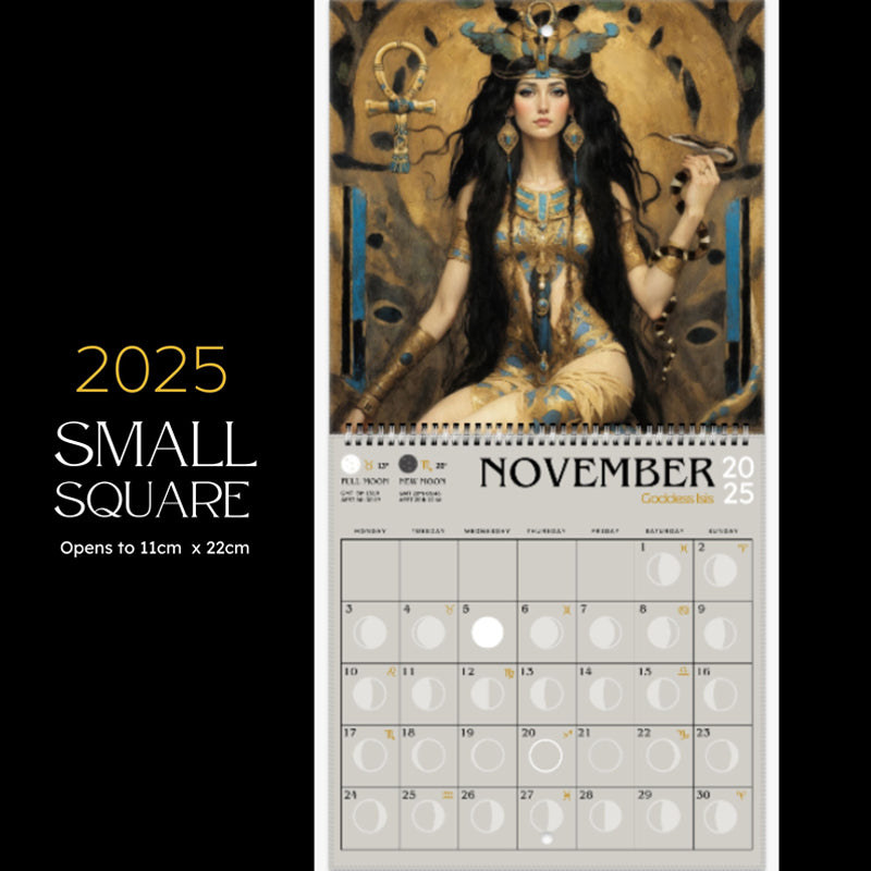 Warrior Goddess 2025 Moon Phase Calendar