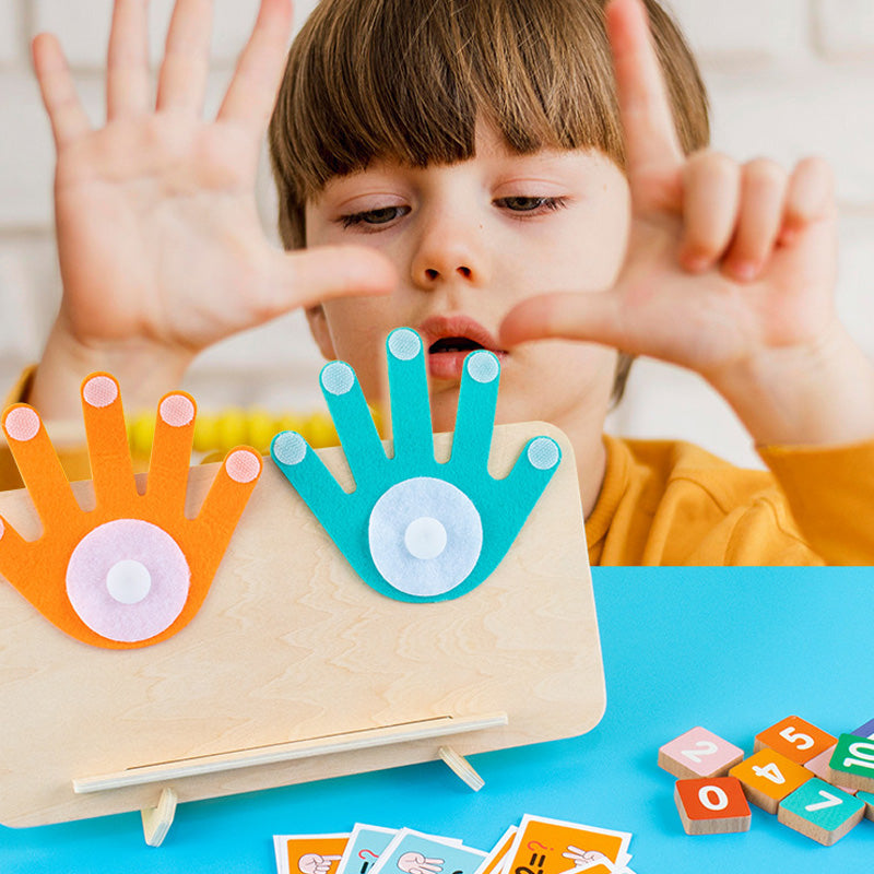 1 Set Finger Counting Math Montessori Toys