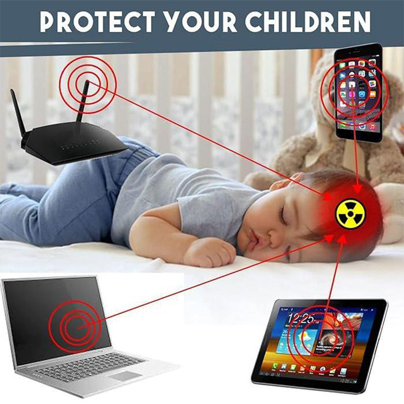 Anti-Radiation Stickers for Phone, Airpods, Fridge, and Laptop