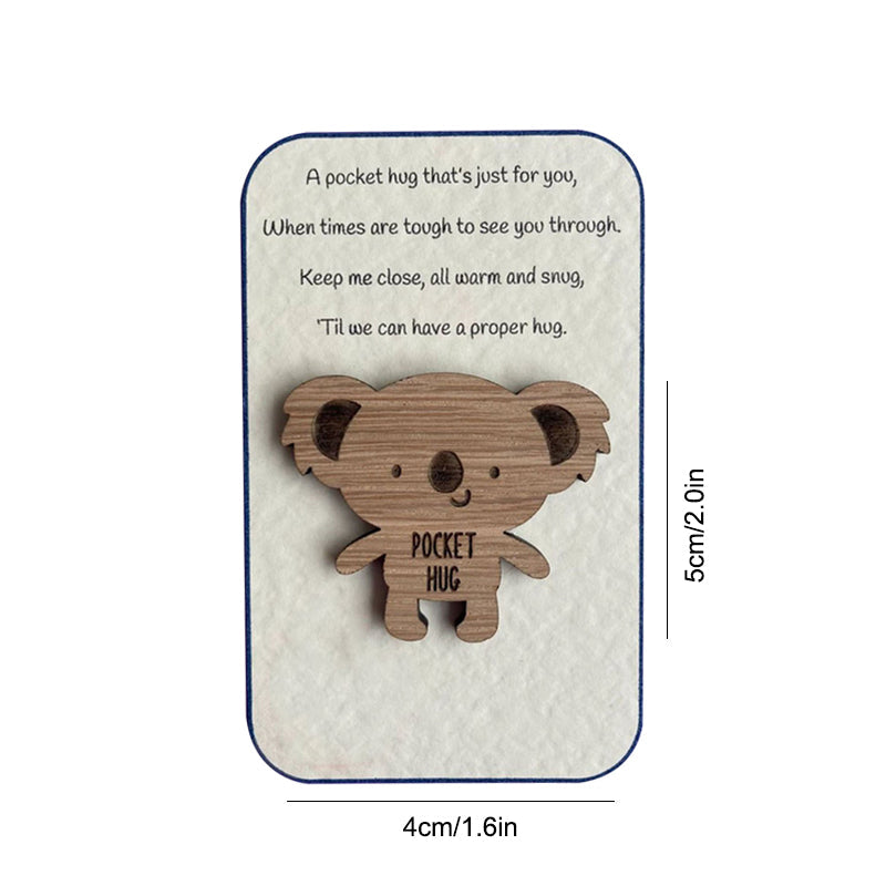 Pocket Hug Wooden Token