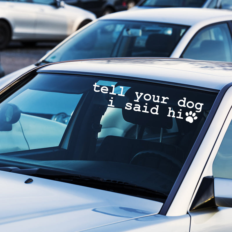 Pet Car Stickers