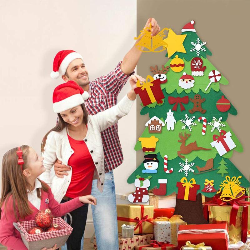 NEW UPGRADED DIY Felt Christmas Tree, A Great Gift For Kids