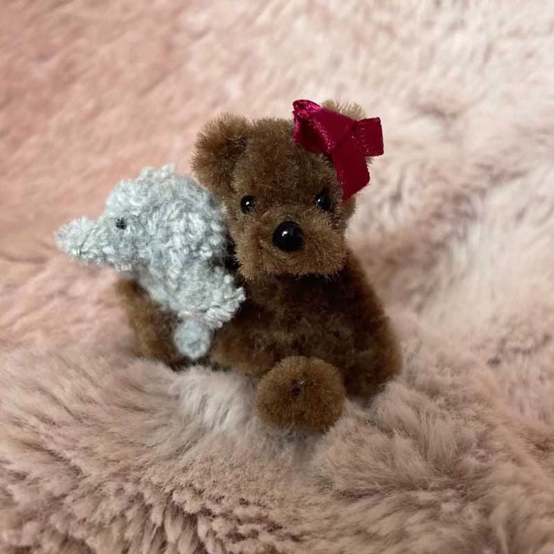 🧸Tiny Handmade Teddy Bear🎁