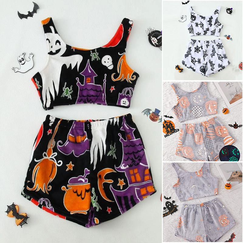 Halloween Vest Pajamas Set