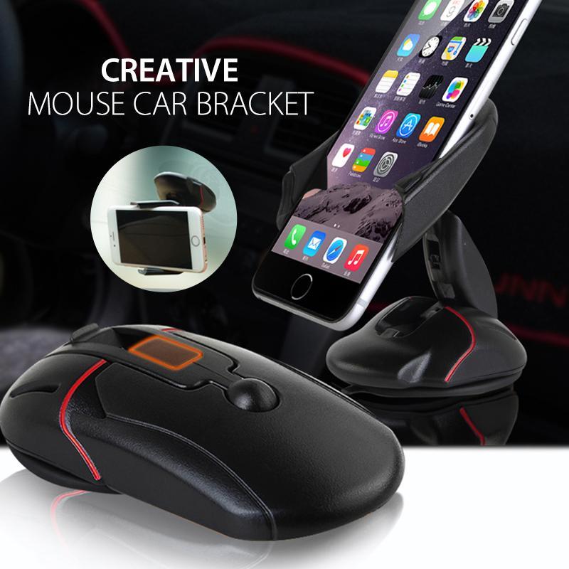 Rotating Mouse Phone Holder Car Bracket