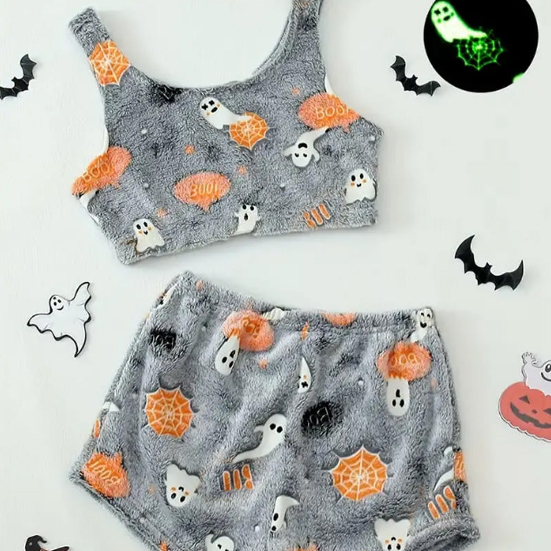 Halloween Vest Pajamas Set