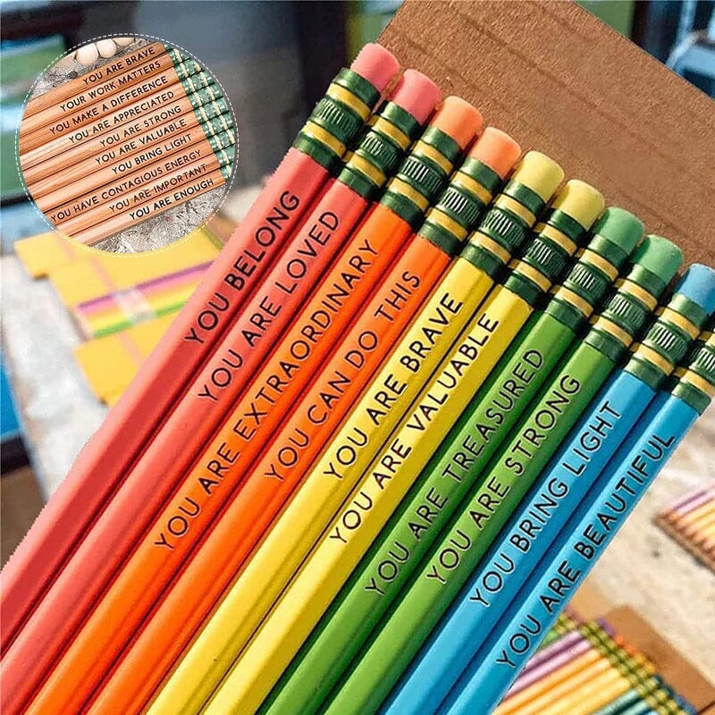 10Pcs Affirmation Pencils✏️HB