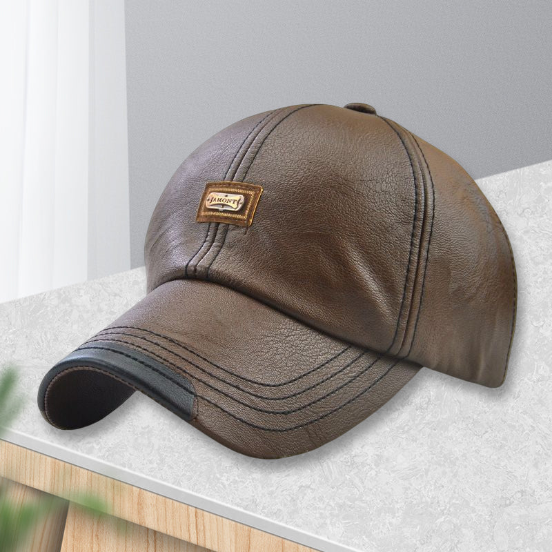 New Trendy Leather Cap