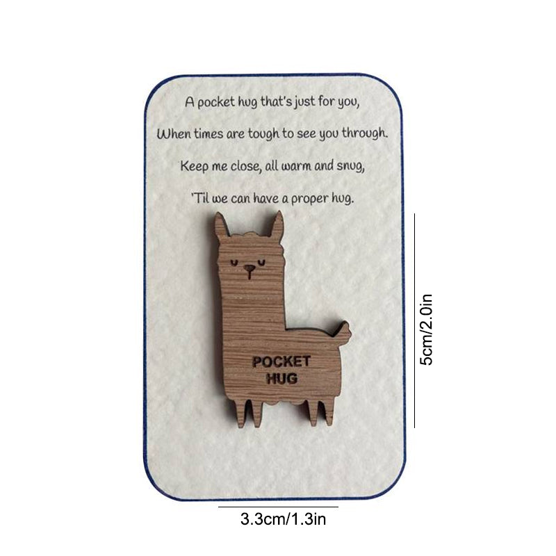 Pocket Hug Wooden Token