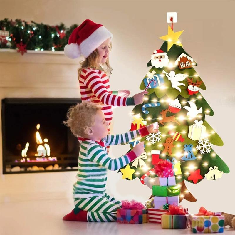 NEW UPGRADED DIY Felt Christmas Tree, A Great Gift For Kids