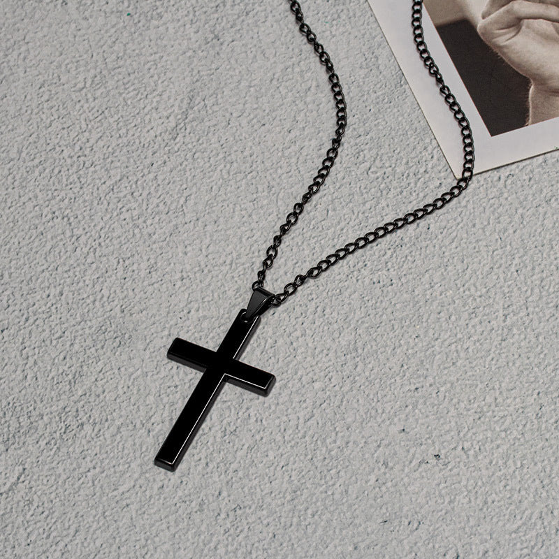 Never Forget My Love Cross Necklace