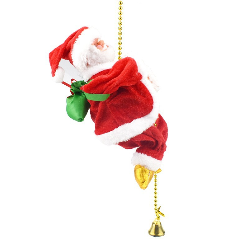 Electric climbing Santa Claus