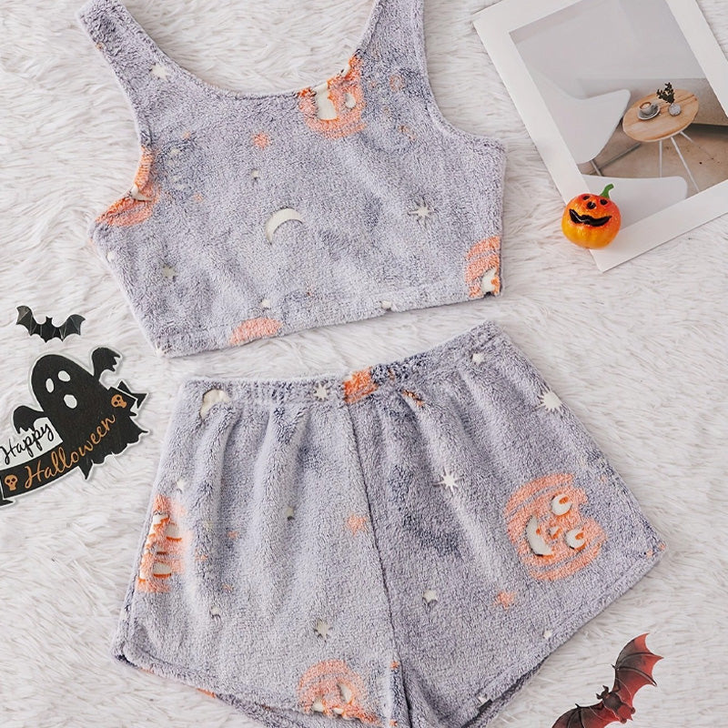 Halloween Vest Pajamas Set