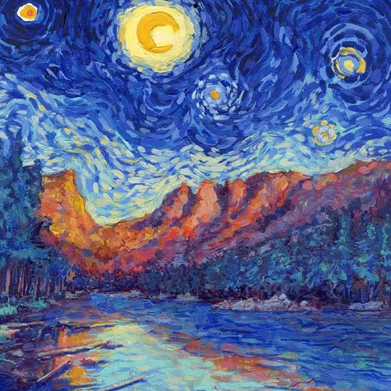 2025 Starry Night National Park Calendar