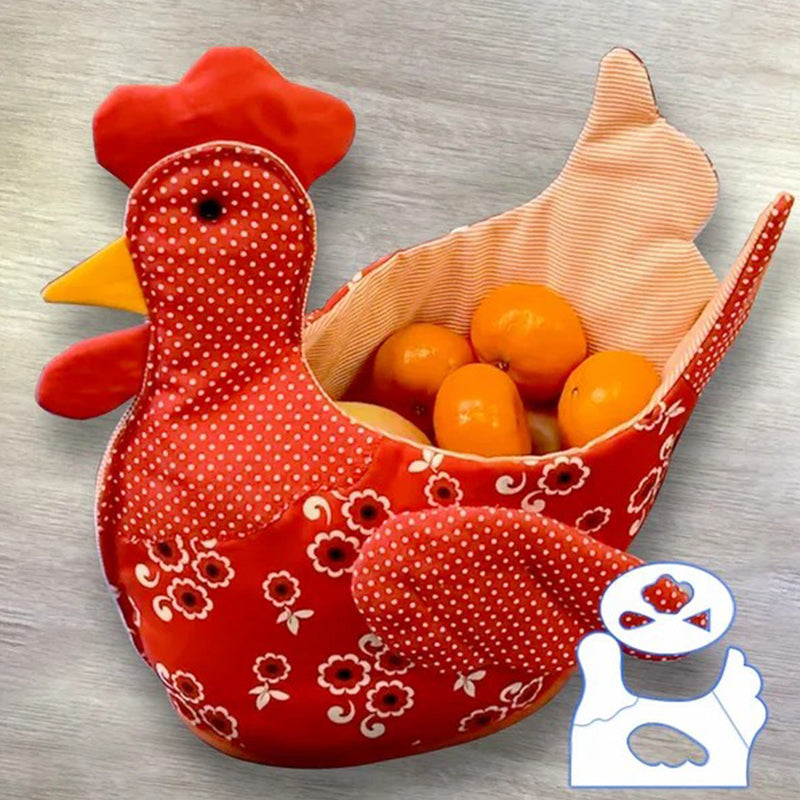 DIY Cute Egg Basket Template Set