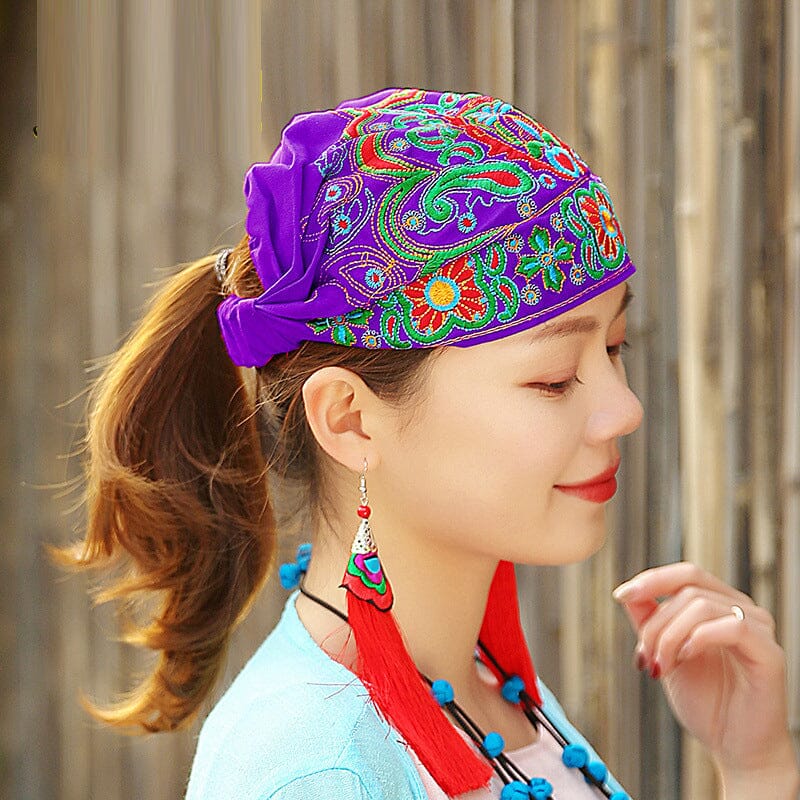 Ethnic Embroidered Turban