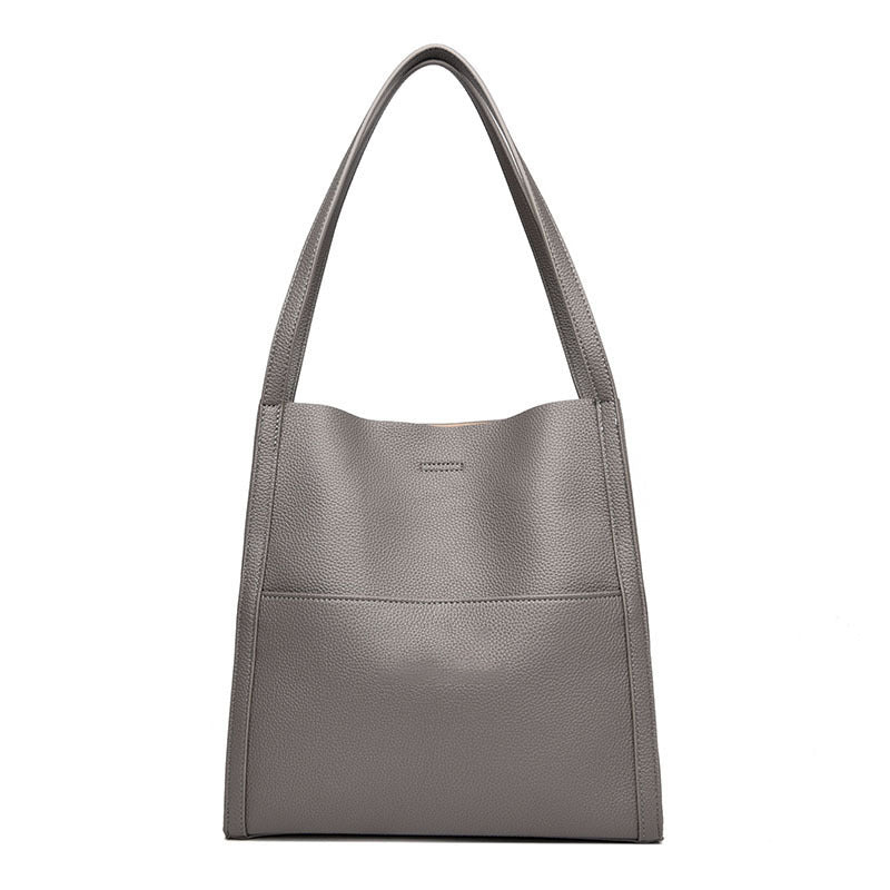 Solid Color Simple Shoulder Bag