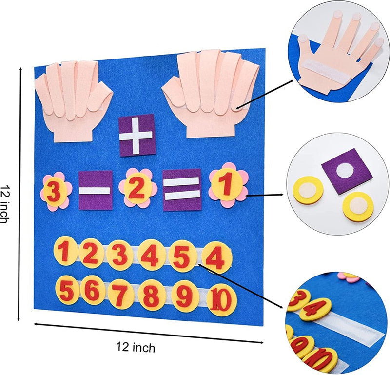 Felt Board Finger Numbers Counting Toy