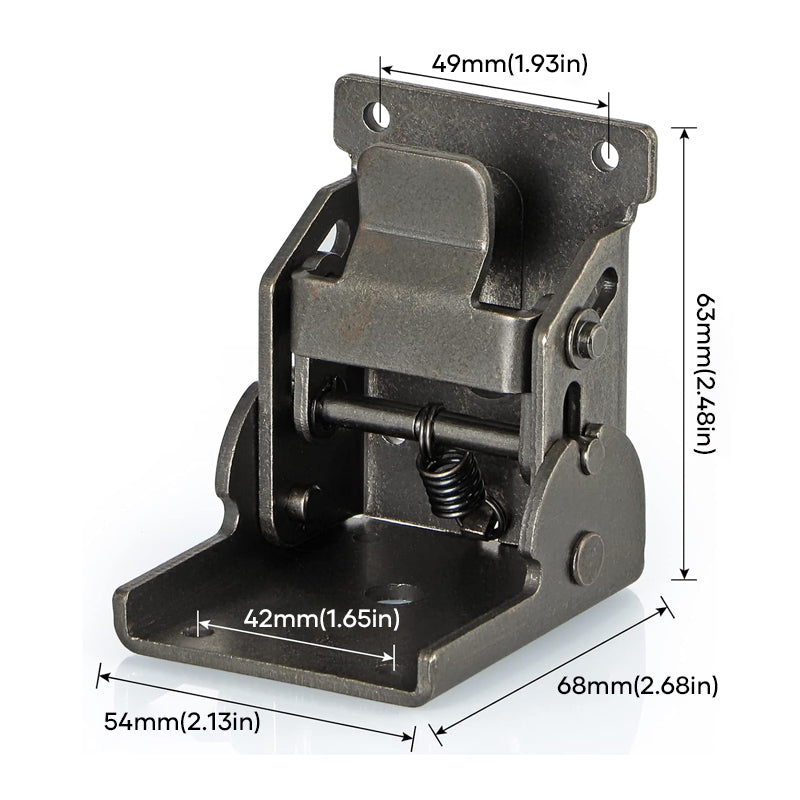 90 Degrees Self-locking Folding Hinge Anti-corrosion Invisible Connector