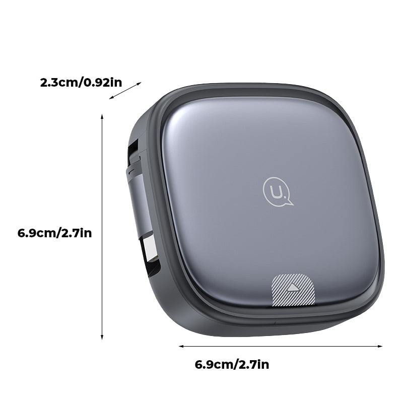 60W Retractable Multi Charging Cable Storage Box