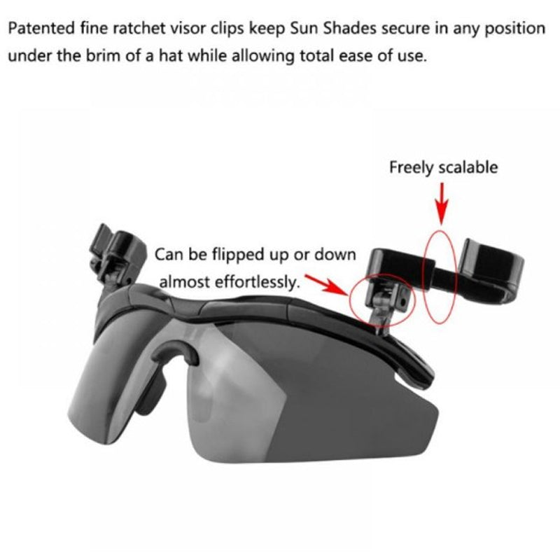 Clip on Cap Polarized Sunglasses