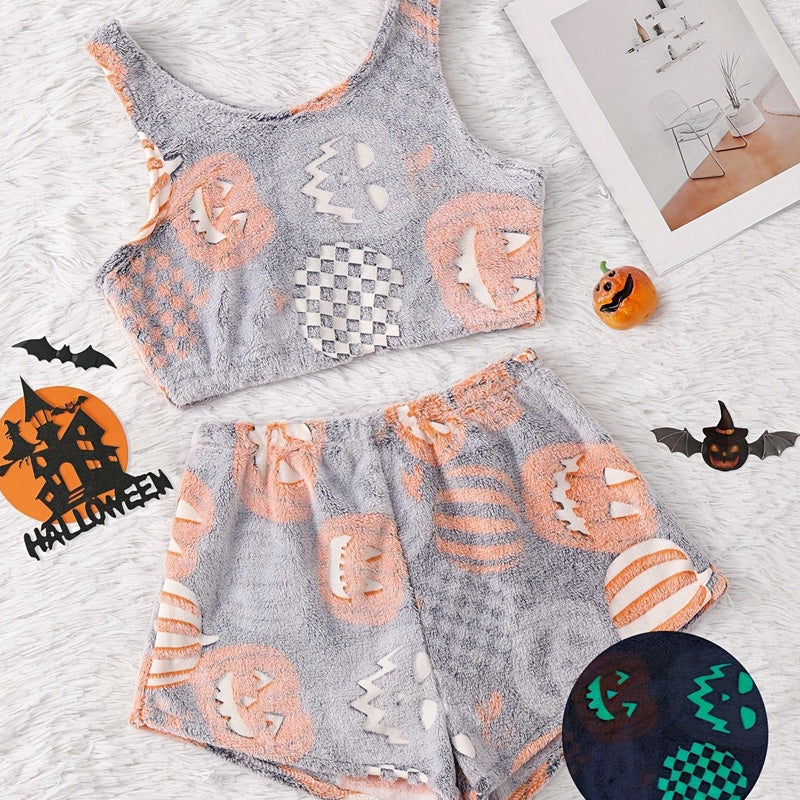 Halloween Vest Pajamas Set