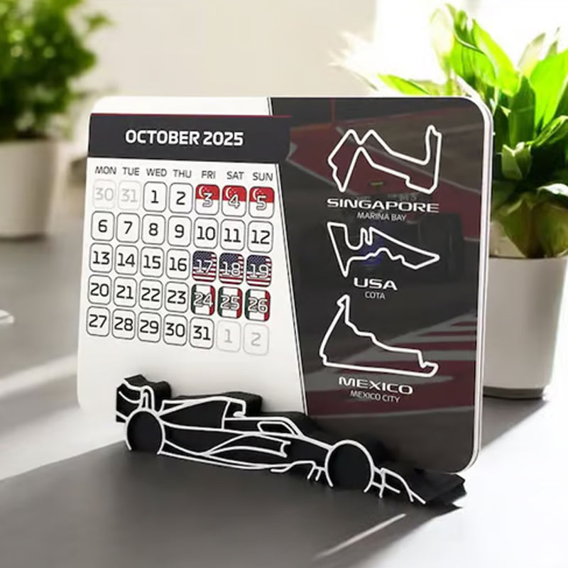 2025 Racing Calendar (Formula 1 Edition)