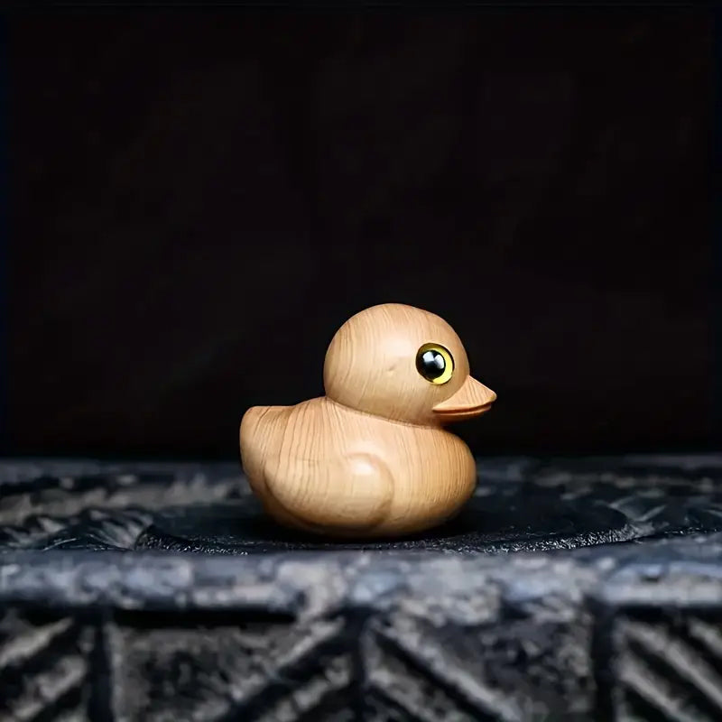 Handmade Wooden Rubber Duck