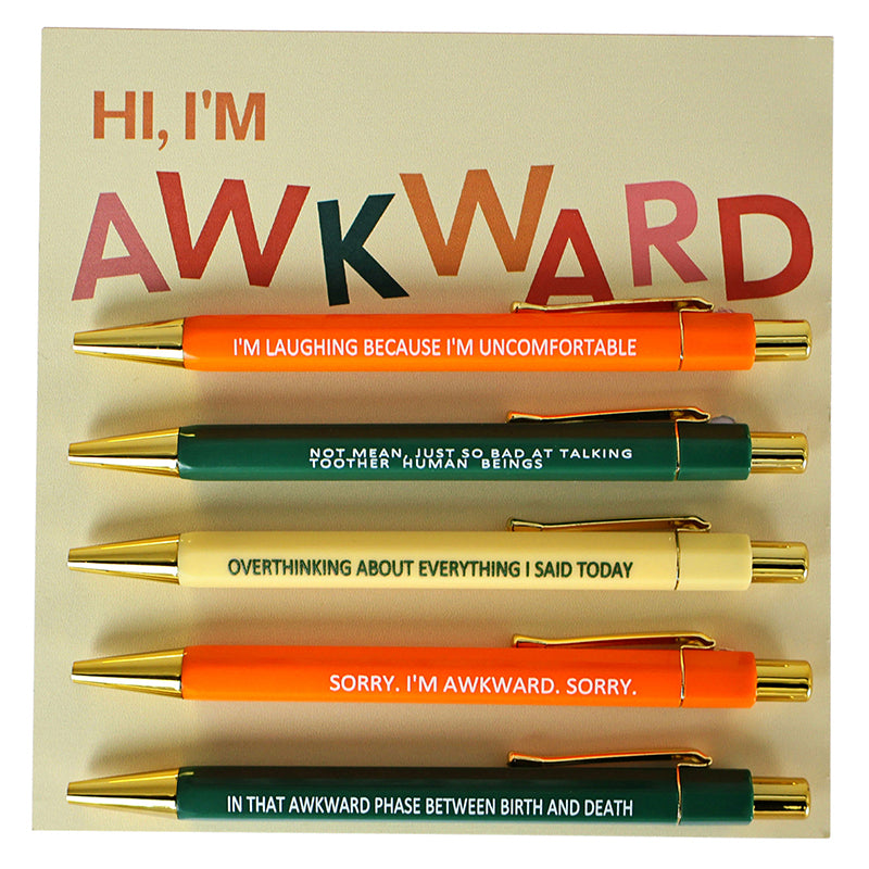 Funny Five Pen Set