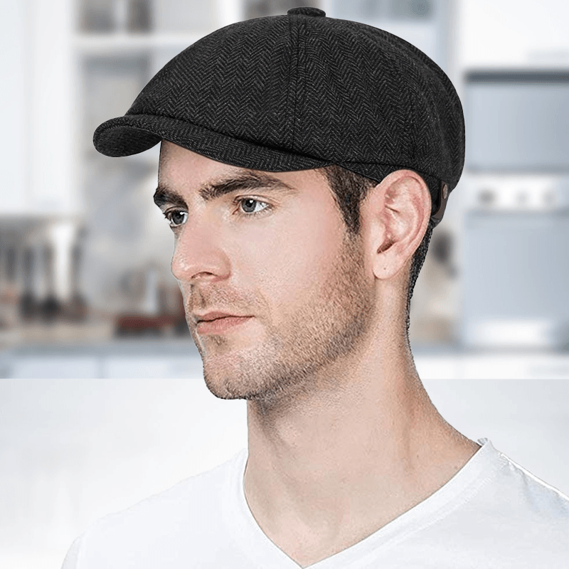 2022 NEW Vintage Herringbone Octagon Cap