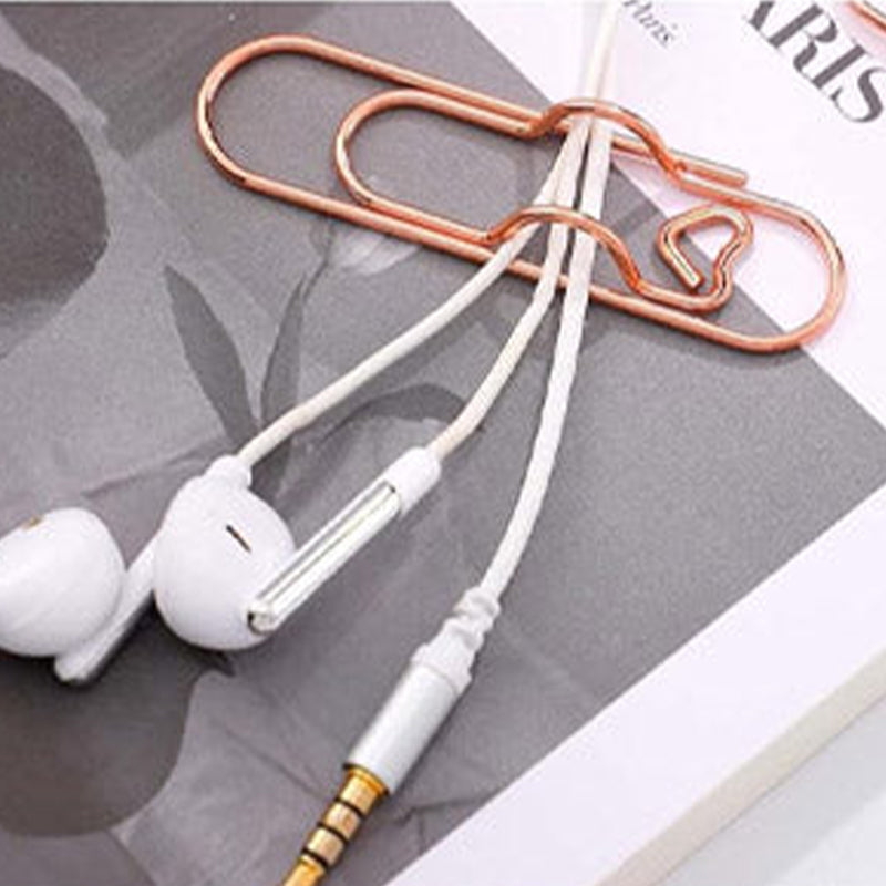 Multifunctional Metal Heart Pen Clip