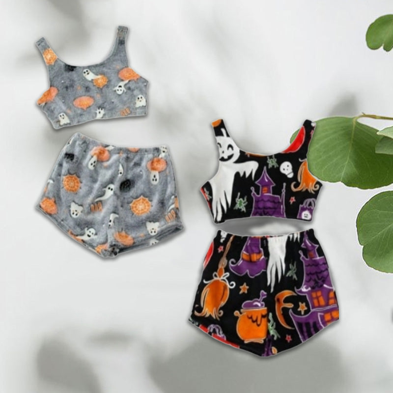 Halloween Vest Pajamas Set