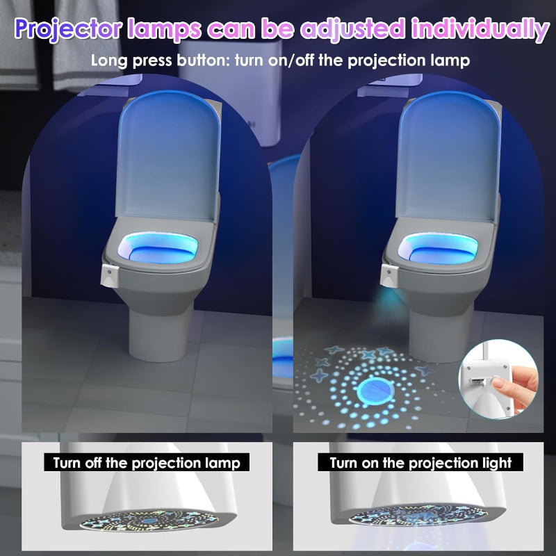 Rechargeable LED Toilet Light